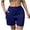 Blue, variant on Cargo Shorts Women Baggy Y2K Summer Elastic Waist Jean Shorts with Pockets Casual Wide Leg Bermuda Shorts XL Army Green