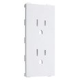 thumbnail image 1 of Inserto para placa de pared TayMac A12W no metálico dúplex blanco, 1 of 2