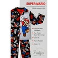 thumbnail image 3 of Super Mario Big Boys Two-Piece Pajama Set Male, Black, Size: 8, Super Mario Bros., 3 of 3