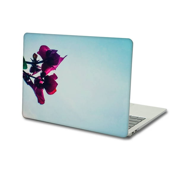 KSK KAISHEK Hard Shell Only Compatible Old Version MacBook Air 13"( Not Retina Display, 2010 2011 2012 2013 2014 - 2017) Model A1466 & A1369, No USB-C Flower 0510