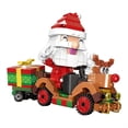 thumbnail image 4 of Christmas Building Block Set, Santa Claus And Reindeer Character Set, Building Block Toy, 4 of 5