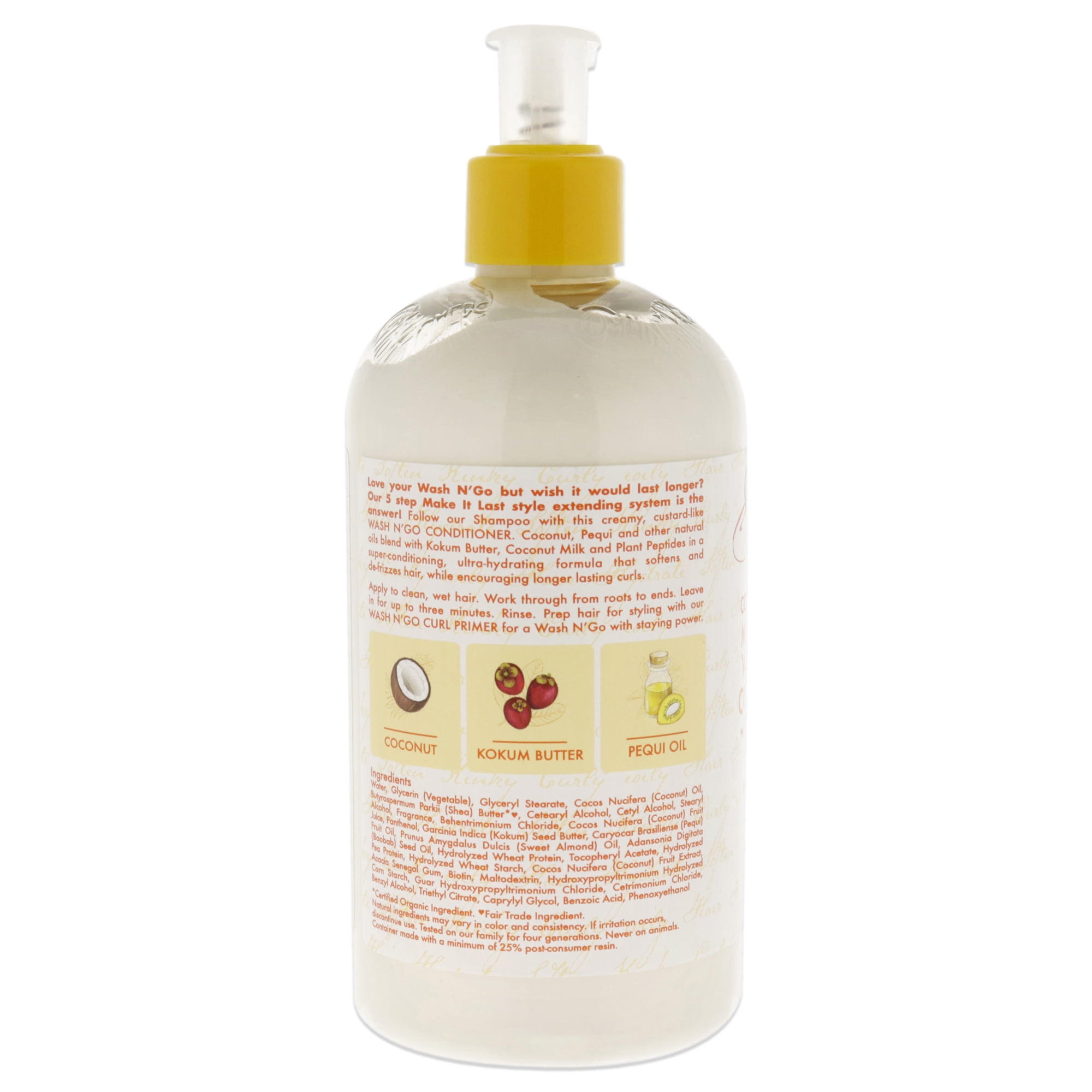 Shea Moisture Coconut Custard Make It Last Wash N Go Conditioner - Pack of 3, 13 oz Conditioner