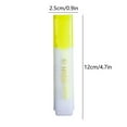 thumbnail image 3 of ROLKFUK Yellow Highlighter Pen, Wide Tip Quick-Drying, Large Capacity 10ml, Highlighting Marker for Office Home Notes, Underline Writing Tool, 3 of 6