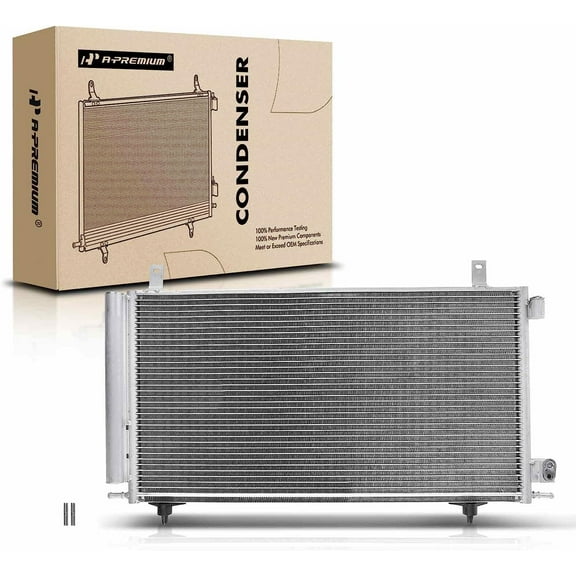 A-Premium Air Conditioning A/C Condenser Compatible with Chevrolet Caprice 2011-2011 & Pontiac G8 2008-2009, 3.6L 6.0L 6.2L
