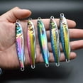 thumbnail image 6 of 1Pc Casting Jig Fishing Lure Trolling Metal Hard Bait Trout Jigging Isca Spoon Artificial Wobbler Swimbait, 6 of 8