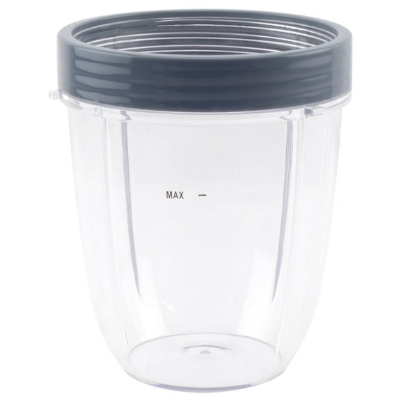 18 oz Short Cup Includes Lip Ring Replacement Parts Compatible with NutriBullet 600W 900W Blenders NB-101B NB-101S NB-201