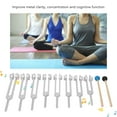 thumbnail image 4 of Chakra Tuning Fork Set 8 Color Counterweight Tuning Fork Set Aluminum Tuning Forks 126.22 Hz Sound Healing Tool, 4 of 6