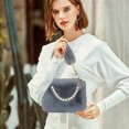 thumbnail image 2 of Meitianfacai Women's Casual Shoulder Bag, Slim Crossbody Purse & Messenger Handbag with Adjustable Strap, Lightweight Polyester Tote for Work, Travel, Shopping, 8.26x5.9x1.96in（Gray）, 2 of 6