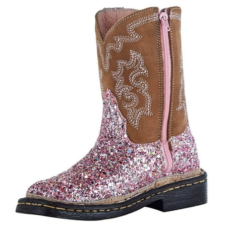 

Roper Boys 09-017-0199-0003 NRS Exclusive Toddler Footwear Glitter Boot 8 Multi