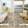 thumbnail image 4 of Addison Rugs Chantille Indoor/Outdoor Transitional Tropical Beige Machine Washable Rectangle Rug, 10' x 14', 4 of 8