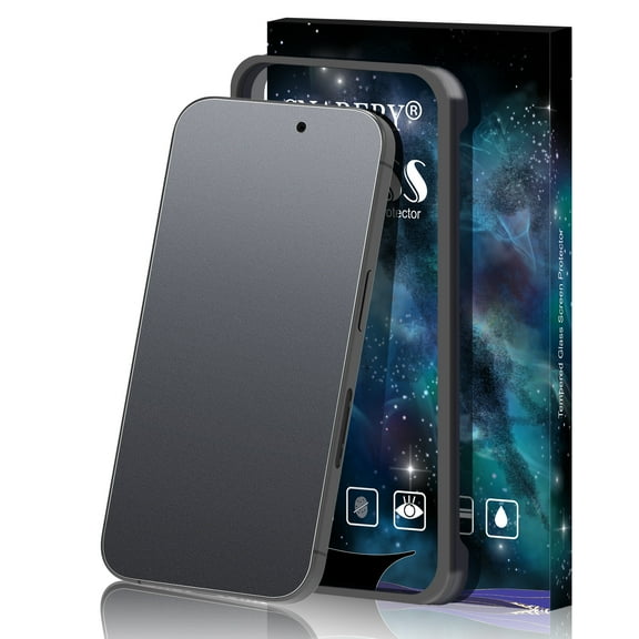 [2 Pack] Cnarery Matte Glass Screen Protector Designed for iPhone 16 Pro Max, Anti-Glare, Anti-Fingerprint, 9H Tempered Glass