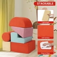 thumbnail image 5 of TROPOW 6PCS Soft Climbing Toys Indoor, Indoor Active Playset, Promotes Physical Development, Foam Climbing Blocks Set, 5 of 6
