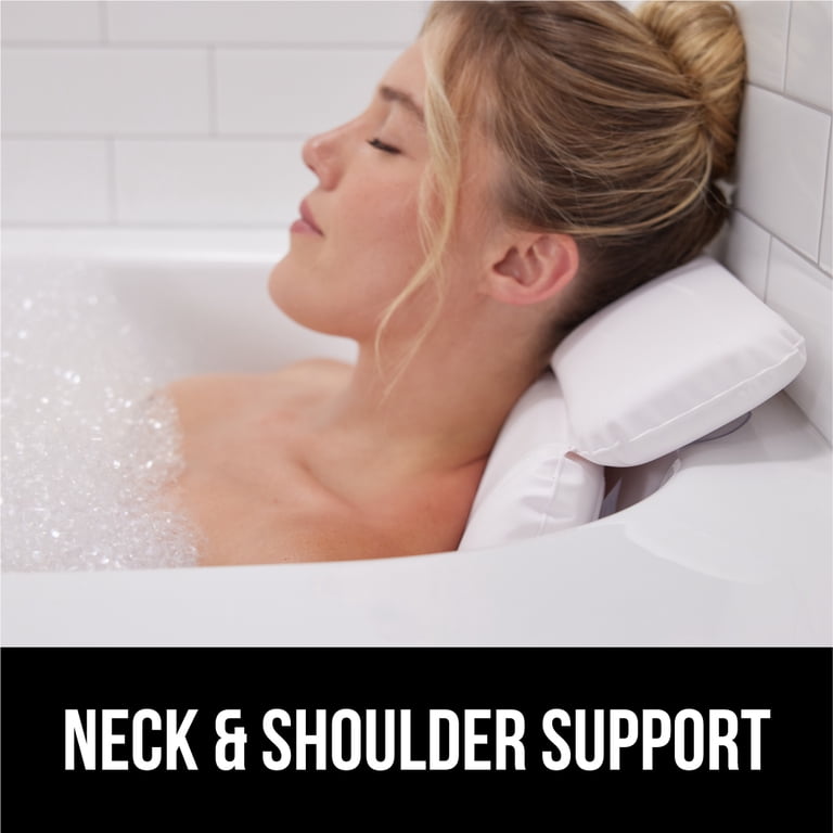 Gorilla Grip Bath Pillow 2-Panel White photo 8