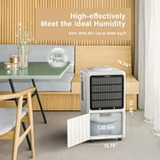 Waykar Commercial Dehumidifier 130 Pint, with Drain Hose for Crawl Spaces, Large Basements Whole house Moisture Remove, Compact, Portable, Auto Defrost, Memory Starting
