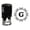 Black, variant on Printtoo Octagon Celtic Swirl Frame G Alphabet Monogram Office Stationary R-40 Self Inking Rubber Stamp-Blue
