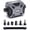 Gray, variant on Portable Electric Inflatable Air Pump - Cordless Rechargeable Pump with 5 Nozzles for Inflatable Pool Air Mattress Camping
