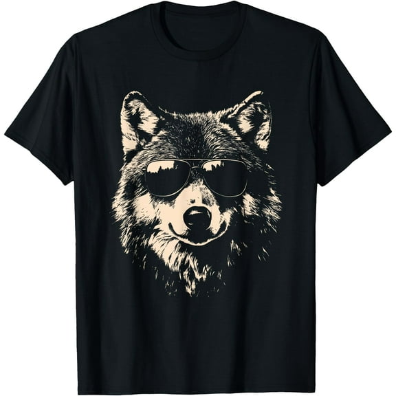 Funny Wolf Cool Rock and Roll Graphic Unisex T-Shirt for Men Women Kids Toddler