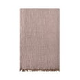 thumbnail image 4 of Muslin Blanket 4 Layers, Soft Bedspread, 100% Turkish Cotton Muslin Bed Cover, Reversible Coverlet, Brown, 95x102 inches, King Size, 4 of 5