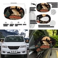 thumbnail image 6 of Yuyamidu Frog Car Side View Mirror Covers Mushroom Auto Front Hood Cover 3 Piece Aesthetic Car Hood Cover Protector with Exterior Rear View Mirror Covers Wrap Car Decor, 6 of 7