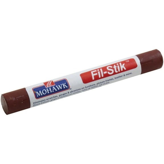 Mohawk Fill Stick (Fil-Stik) Putty Pencil Stick, Medium Dark Walnut