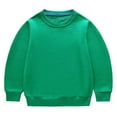 thumbnail image 5 of Auroural Boys Clothes Sets Size 7-8 Sweatsuits for Kids Toddler Kids Boys and Girls Fashion Cute Solid Color Soft Long Sleeve Pants Hoodie Sweatpants Suit Green 8 Years, 5 of 9