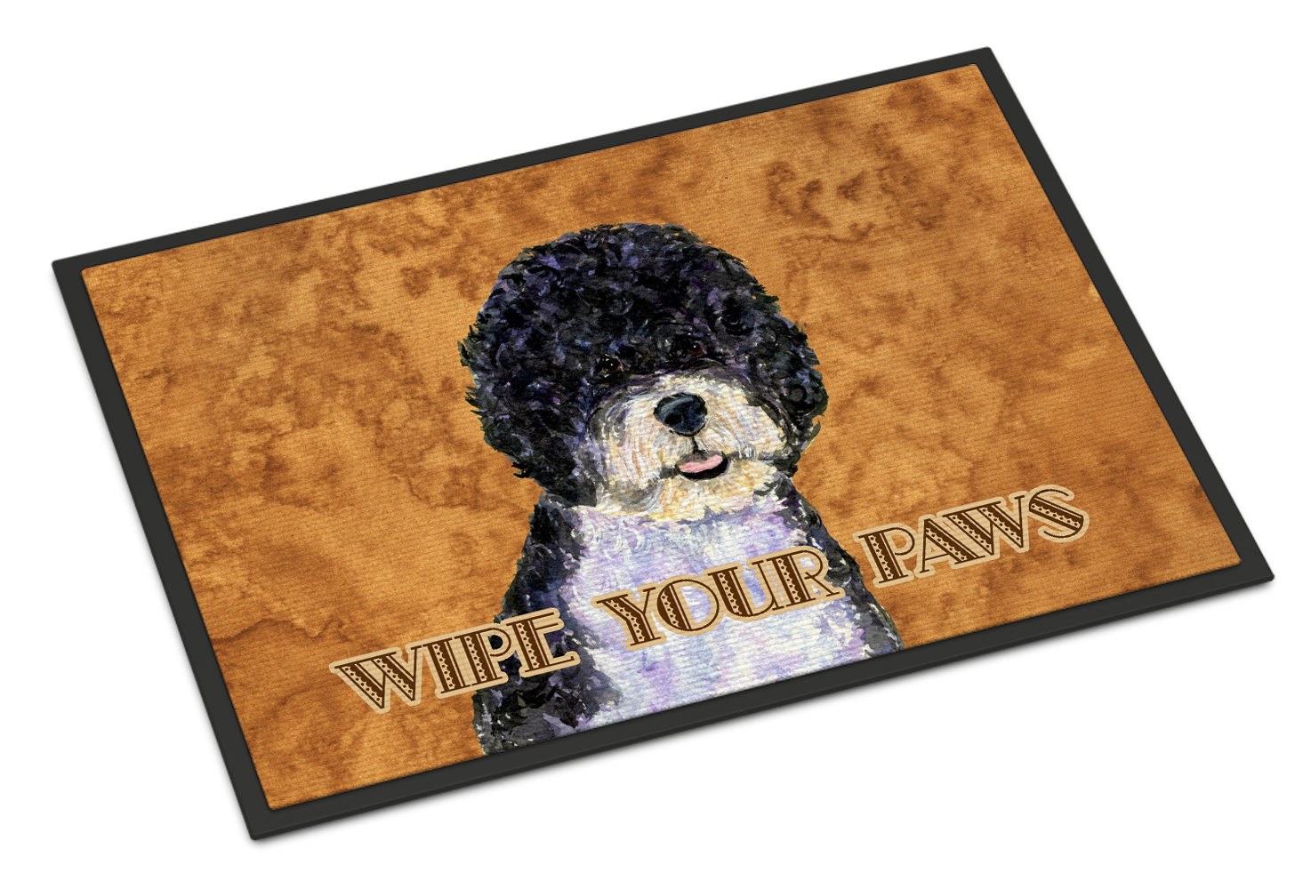 Portuguese Water Dog Wipe your Paws Door Mat