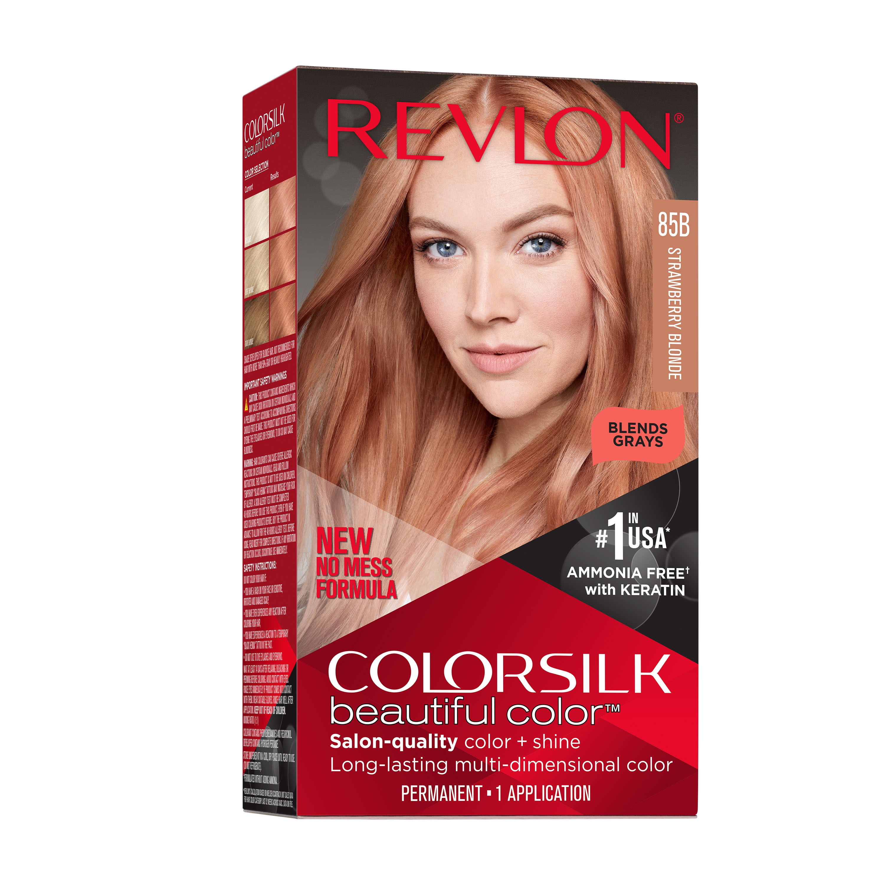 Revlon Colorsilk Beautiful Color Permanent Hair Color, Long-Lasting  High-Definition Color, Shine & Silky Softness with 100% Gray Coverage,  Ammonia Free - Walmart.com