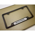 thumbnail image 3 of [Officially Licensed USMC Product] - USA Patriotic Anodized Aluminum Thin Top | Narrow Top Car License Plate Frame with U.S. Marines The Few The Proud Insert with Free caps - Black, 3 of 7