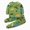 G931-Green, variant on HFHAPW Girl Boys Pajamas Set Kids Long Sleeve PJs Jammies 2 Piece Top and Pants Sleepwear Fall Winter Outfits