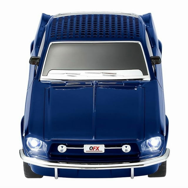 Altavoz Bluetooth QFX BT-1965-BLU Réplica de coche retro azul