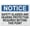 Warning Sign 6, variant on Metal Hanging Plate Horizontal TRUCK WHEELS MUST BE CHOCKED BEFORE LOADING OR UNLOADING, Waterproof, Fade and Scratch Resistant, safety signs, equipment Warning signs, etc - NOTICE SIGN Style 20x30cm