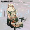 thumbnail image 7 of Yuyamidu Hummingbird Computer Chair Cover 4 Piece Gaming Chair Cover with Armrest Covers Stretchable Elastic for Pet Protection for Reclining Racing Gaming Game Chairs, 7 of 7