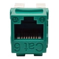 thumbnail image 2 of Eaton Tripp Lite Series Cat6/Cat5e 110 Prise Keystone - insert Modulaire - CAT 6 - RJ-45 - Vert, 2 of 3