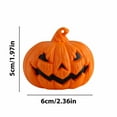 thumbnail image 3 of Wadada Plastic Jack O Lantern Pumpkins Halloween Light up Pumpkin Outdoor Indoor Battery Operated Lighted Pumpkin with Spooky Face Halloween Pumpkin Decorations Party Favor Gifts, 3 of 8