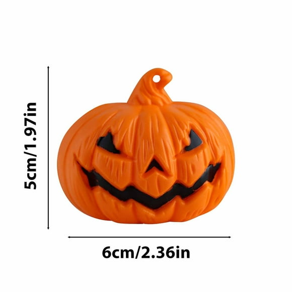 Halloween Pumpkin Lantern LED Night Light Decoration Orange Battery Operated Small or Large Size