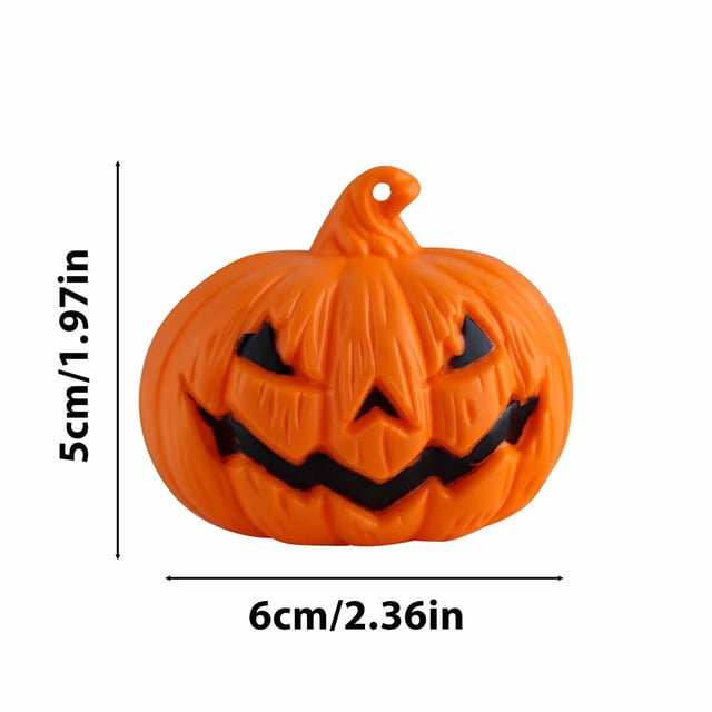 Halloween Pumpkin Lantern LED Night Light Decoration Orange Battery Operated Small or Large Size