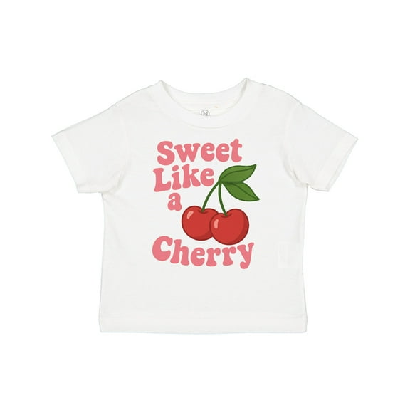 Inktastic Sweet Like a Cherry Cute Cherry Illustration Boys or Girls Toddler T-Shirt