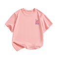 thumbnail image 5 of TOOYOU Boys Summer Graphic T Shirt Letter Print Short Sleeve Tee Cute Tops Size 6-7 Years Pink, 5 of 5