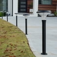 thumbnail image 4 of Gama Sonic Vantage Bollard Solar Pathway Light, 200 Lumens Warm White 2700K LED, Waterproof Outdoor Landscape Lights (2-Pack), 4 of 10