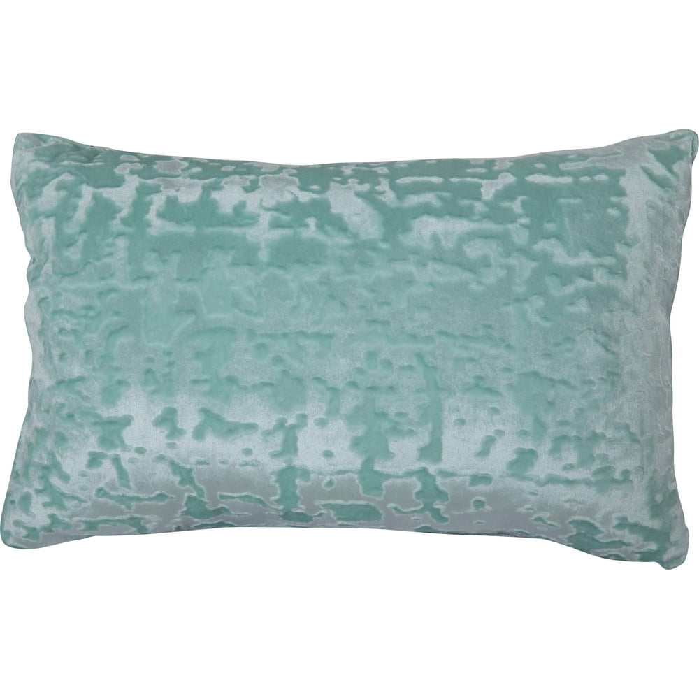 Mainstays Velvet Oblong Decorative Throw Pillow, Mint