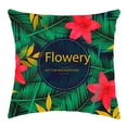 thumbnail image 2 of Paokuoon Pillow Cover Tropical Greenery Pillow Case proof Washable Tear Resistant, 2 of 7