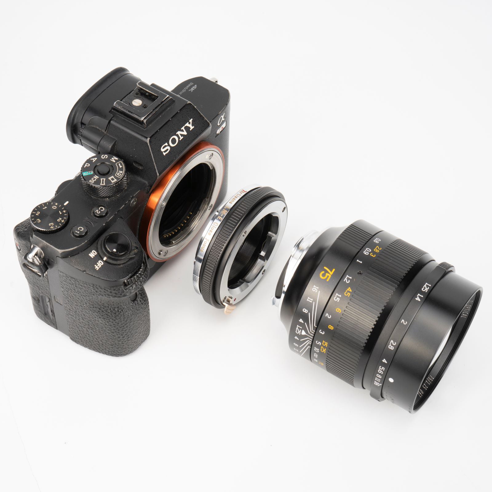 A7R II A7 II A7S II A6000 7artisans LM-E Close Focus Adapter Ring for Leica M Lens to Fits Sony A7 III A7R III
