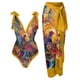 thumbnail image 2 of Traje De Baño Damas 2 piezas de traje de baño de playa para mujer con cordones y vestido para deportes acuáticos (XL amarillo) Tmvgtek Para Estrenar, 2 of 9