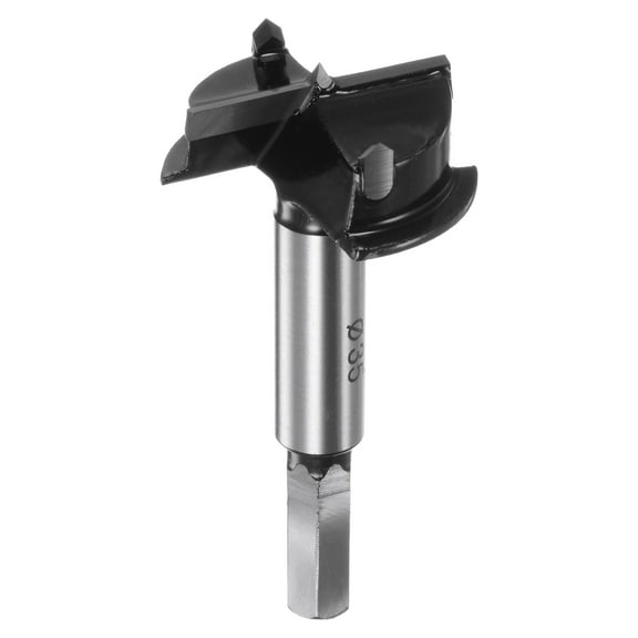 Uxcell 35mm (1-3/8") Carbide 2 Flutes Positioning Wood Hole Hinge Boring Forstner Drill Bit
