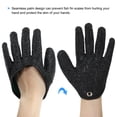 thumbnail image 3 of Uxcell Fishing Gloves with Alloy Magnet Release Towel Fisherman Professional Puncture Resistant Gloves, Black(Left), 3 of 5
