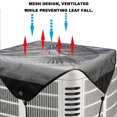 thumbnail image 3 of Central Air Conditioner Cover for Outside Units - Universal Outdoor AC Cover Defender (Mesh, Multiple Sizes) Durable Anti-Drop Leaf, Breathable Mesh Air Conditioner Cover, 3 of 6