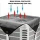 thumbnail image 4 of Cubiertas para aire acondicionado central Laklulu para unidades exteriores en varios tamaños: cubierta cuadrada de malla transpirable y antidefoliación para aire acondicionado, 4 of 6