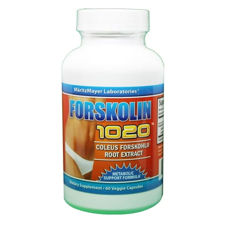 Metabolic Support Formula - MaritzMayer Laboratories Forskolin 1020 Metabolic Support Weight Loss Formula 20% 250mg 60 Capsules (1 Bottle)