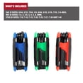 thumbnail image 4 of Hyper Tough 3-piece Folding Hex Key Set,Metric,SAE,Star Sizes, 4 of 8