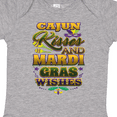 thumbnail image 4 of Inktastic Mardi Gras Wishes Cajun Kisses Boys or Girls Baby Bodysuit, 4 of 5